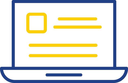 Seo And Web Line Two Colour Icon Design vector