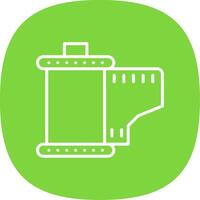 Cartridge Line Curve Icon Design vector