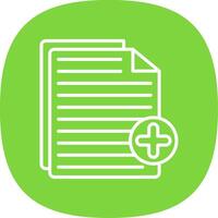 Paper Line Curve Icon Design vector