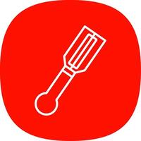 Slicer Line Curve Icon Design vector