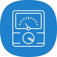 Dial Line Curve Icon Design vector