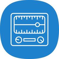 Dial Line Curve Icon Design vector