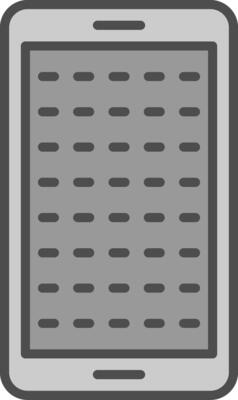 E Learning Line Filled Greyscale Icon Design