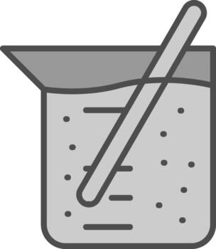 Agitator Line Filled Greyscale Icon Design vector