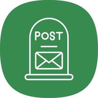Post It Line Curve Icon Design vector