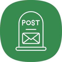 Post It Line Curve Icon Design vector