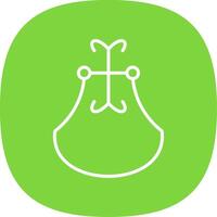 Door Knocker Line Curve Icon Design vector
