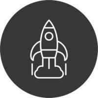Business Startup Line Inverted Icon Design vector