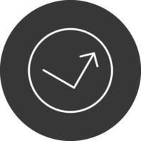 Bounce Line Inverted Icon Design vector