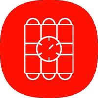C4 Line Curve Icon Design vector