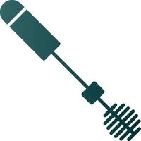 Toilet Brush Glyph Gradient Icon vector