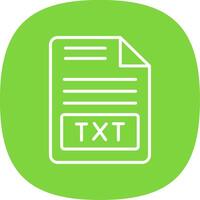 Text File Line Curve Icon Design vector