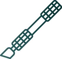 Cutter Line Gradient Icon vector