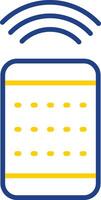 Remote Control Line Two Colour Icon Design vector