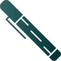 Pen Glyph Gradient Icon vector