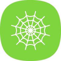 Spider Web Line Curve Icon Design vector