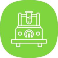 Measuring Device Line Curve Icon Design vector