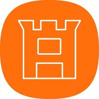 War Line Curve Icon Design vector