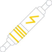 Spark Plug Line Two Colour Icon Design vector