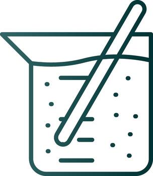 Agitator Line Gradient Icon vector