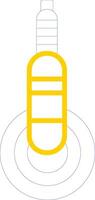 Polisher Line Two Colour Icon Design vector