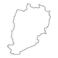 Beni Mellal Khenifra map, administrative division of Morocco. illustration. vector