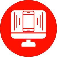Responsive Design Multi Color Circle Icon vector