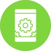 System Preferences Multi Color Circle Icon vector