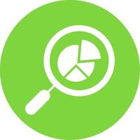 Seo Search Multi Color Circle Icon vector