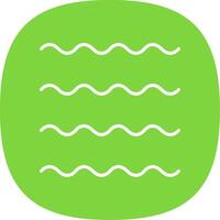Waves Line Curve Icon Design vector
