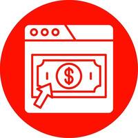 Pay Per click Multi Color Circle Icon vector