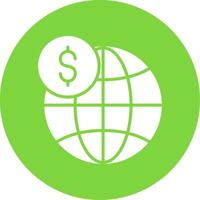 Global Business Multi Color Circle Icon vector