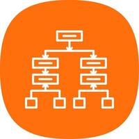 TimeLine Curve Multi Circle Line Curve Icon Design vector