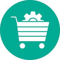 E-commerce Solution Multi Color Circle Icon vector