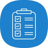 Check List Line Curve Icon Design vector
