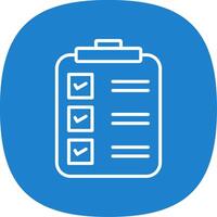 Check List Line Curve Icon Design vector