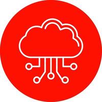 Hosted Application Multi Color Circle Icon vector