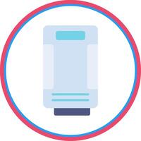 Air Purifier Flat Circle Icon vector