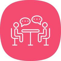 Tools Line Curve Icon Design vector