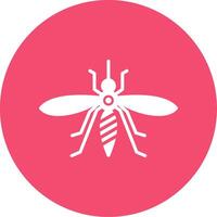 Mosquito Multi Color Circle Icon vector