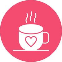Coffee Multi Color Circle Icon vector