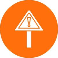 Alert Multi Color Circle Icon vector