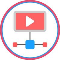 Flat Circle Icon vector
