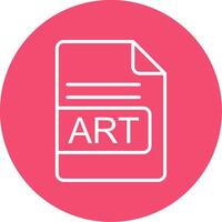 Arte archivo formato multi color circulo icono vector