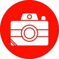 Camera Multi Color Circle Icon vector