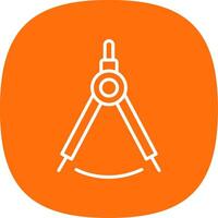 Dividers Line Curve Icon Design vector