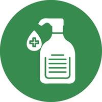 Liquid Soap Multi Color Circle Icon vector