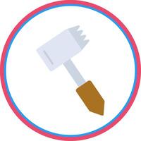 Tenderizer Flat Circle Icon vector