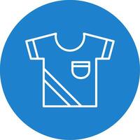 Shirt Multi Color Circle Icon vector