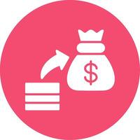 Increase Multi Color Circle Icon vector